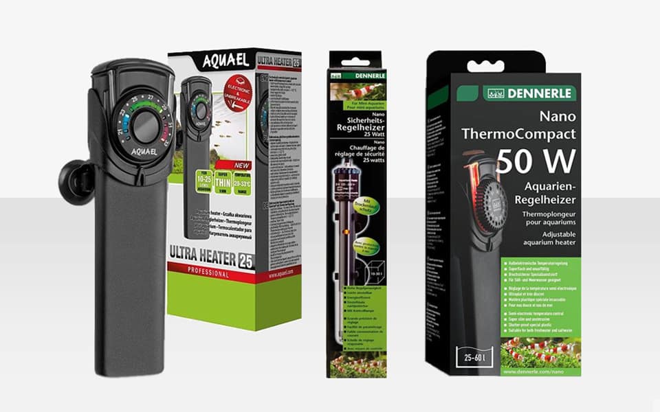 Riscaldatore per acquario in casa