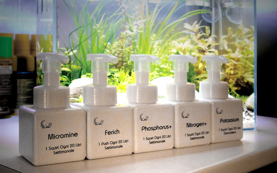 Fertilizzazione acquario in colonna