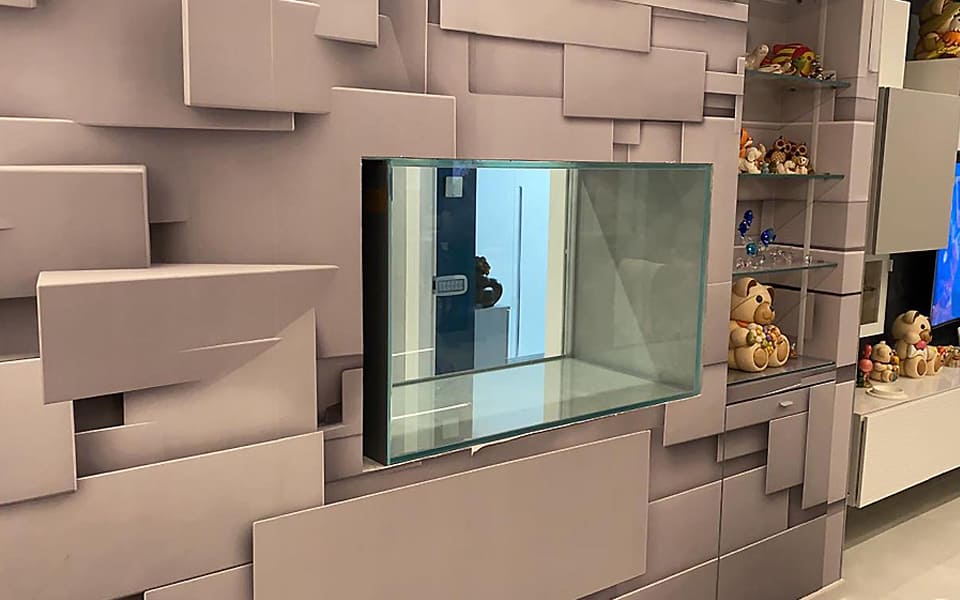 Mobile acquario su misura